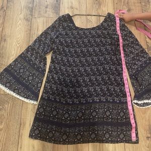 Boho style, Long Sleeve Dress